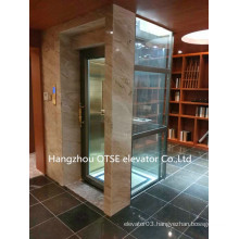 Glass small home elevator lift villa elevator house lift for sale